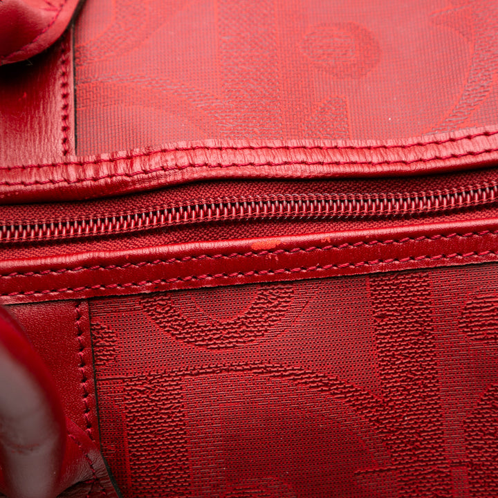 Diorissimo Trotter Coated Canvas Travel Bag Red - Gaby Paris