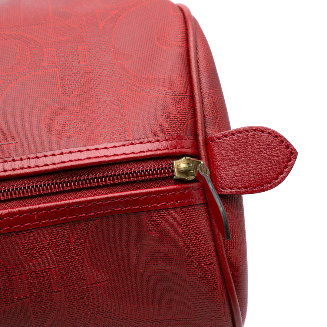 Diorissimo Trotter Coated Canvas Travel Bag Red - Gaby Paris