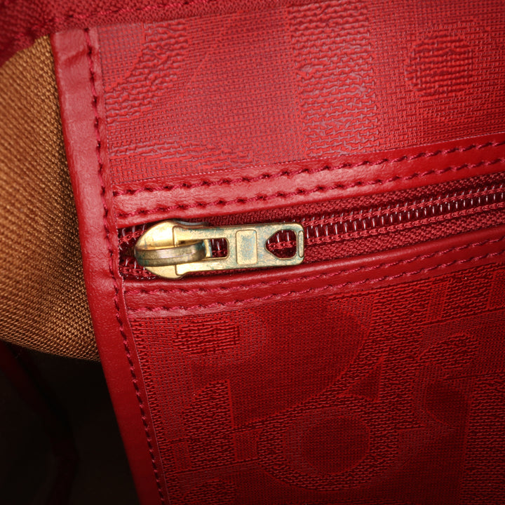 Diorissimo Trotter Coated Canvas Travel Bag Red - Gaby Paris