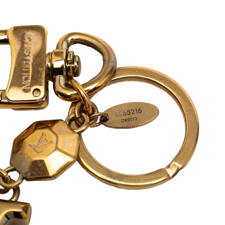 Louis Vuitton plaqué LV Facettes Bijou de sac et Key Holder