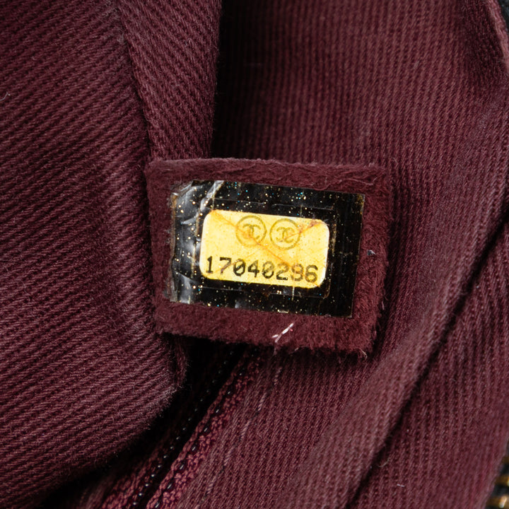 Chanel Small Matelassé Iridescent Cuir de veau Shiva à rabat