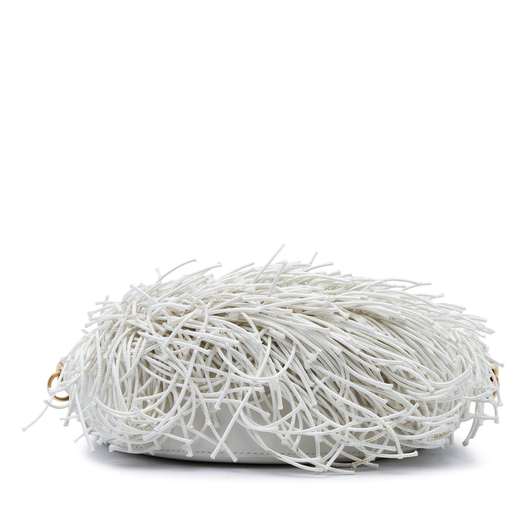 Fringe Luna Hobo Petit Blanc
