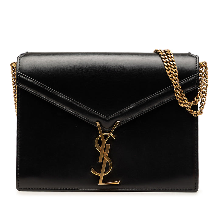 Saint Laurent Smooth Cuir de veau Monogram Cassandra Clasp Sac