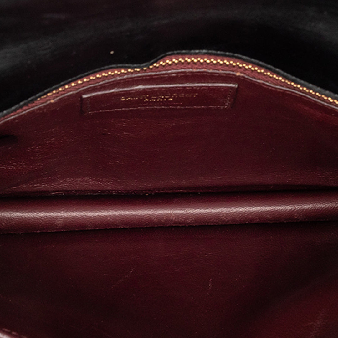Saint Laurent Smooth Cuir de veau Monogram Cassandra Clasp Sac