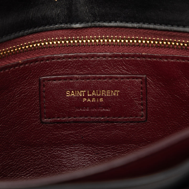 Saint Laurent Smooth Cuir de veau Monogram Cassandra Clasp Sac