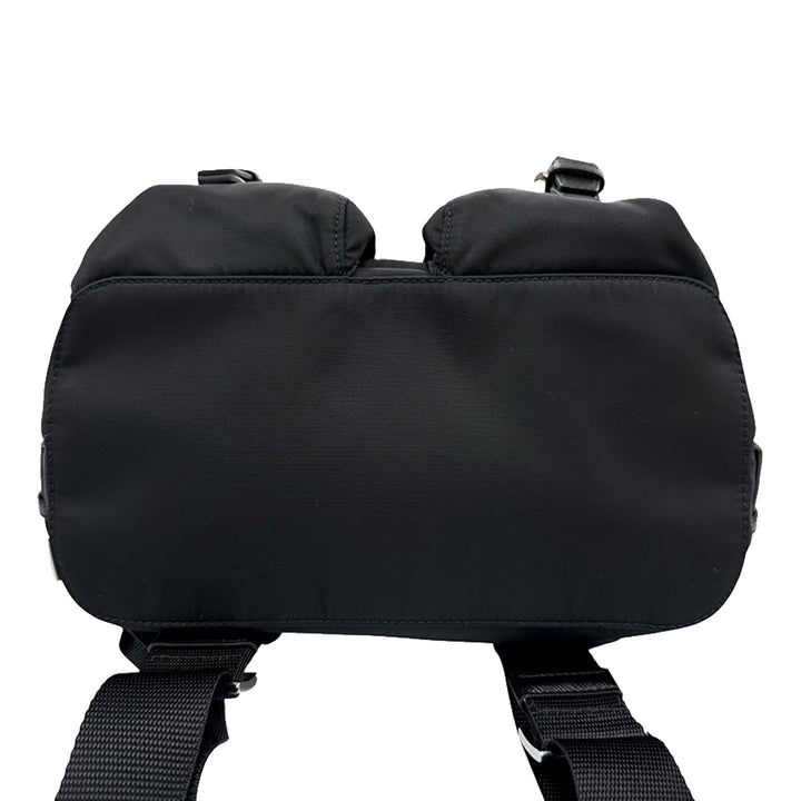 à finitions Re Sac à dos Saffiano Noir