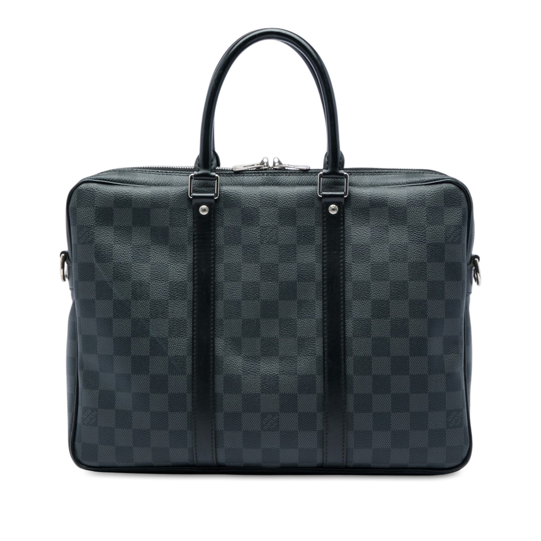 Louis Vuitton Porte Documents Voyage PM Damier Graphite Noir