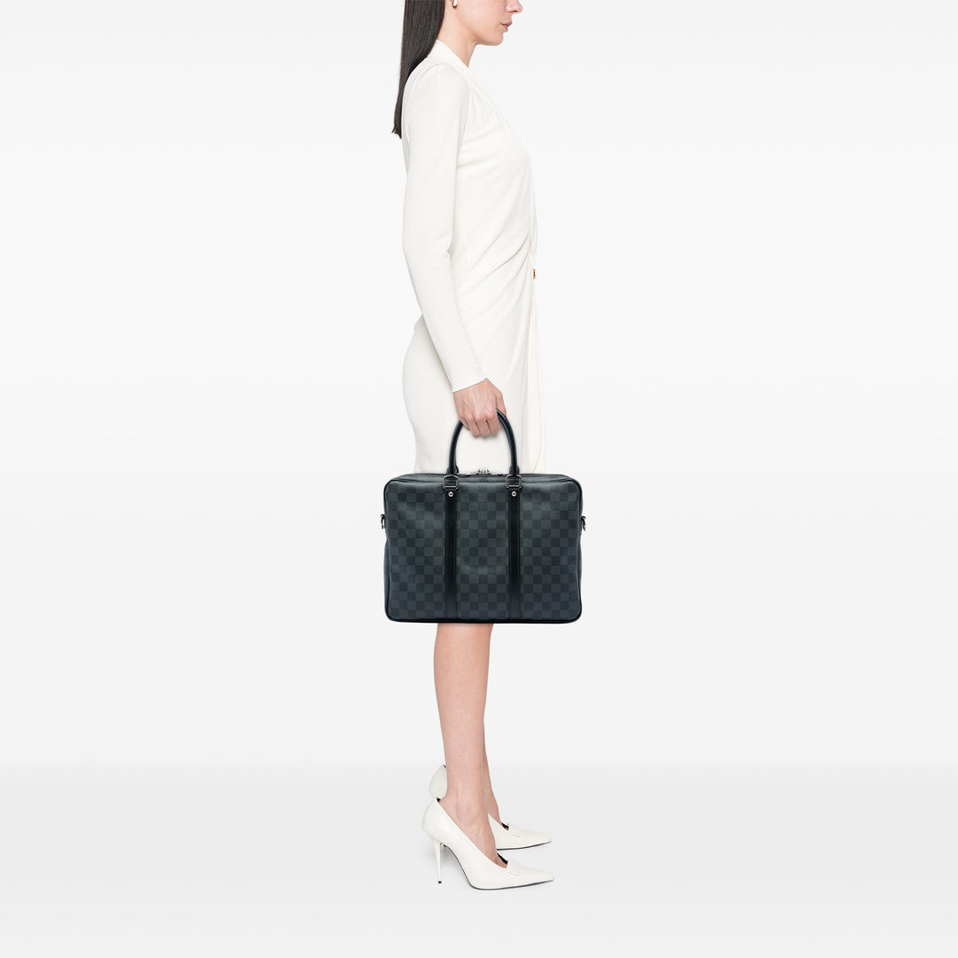 Louis Vuitton Porte Documents Voyage PM Damier Graphite Noir