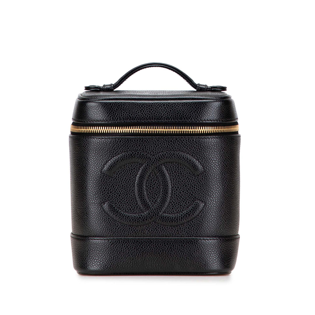 Chanel CC Caviar Vanity Bag Noir – GABY PARIS Authentique