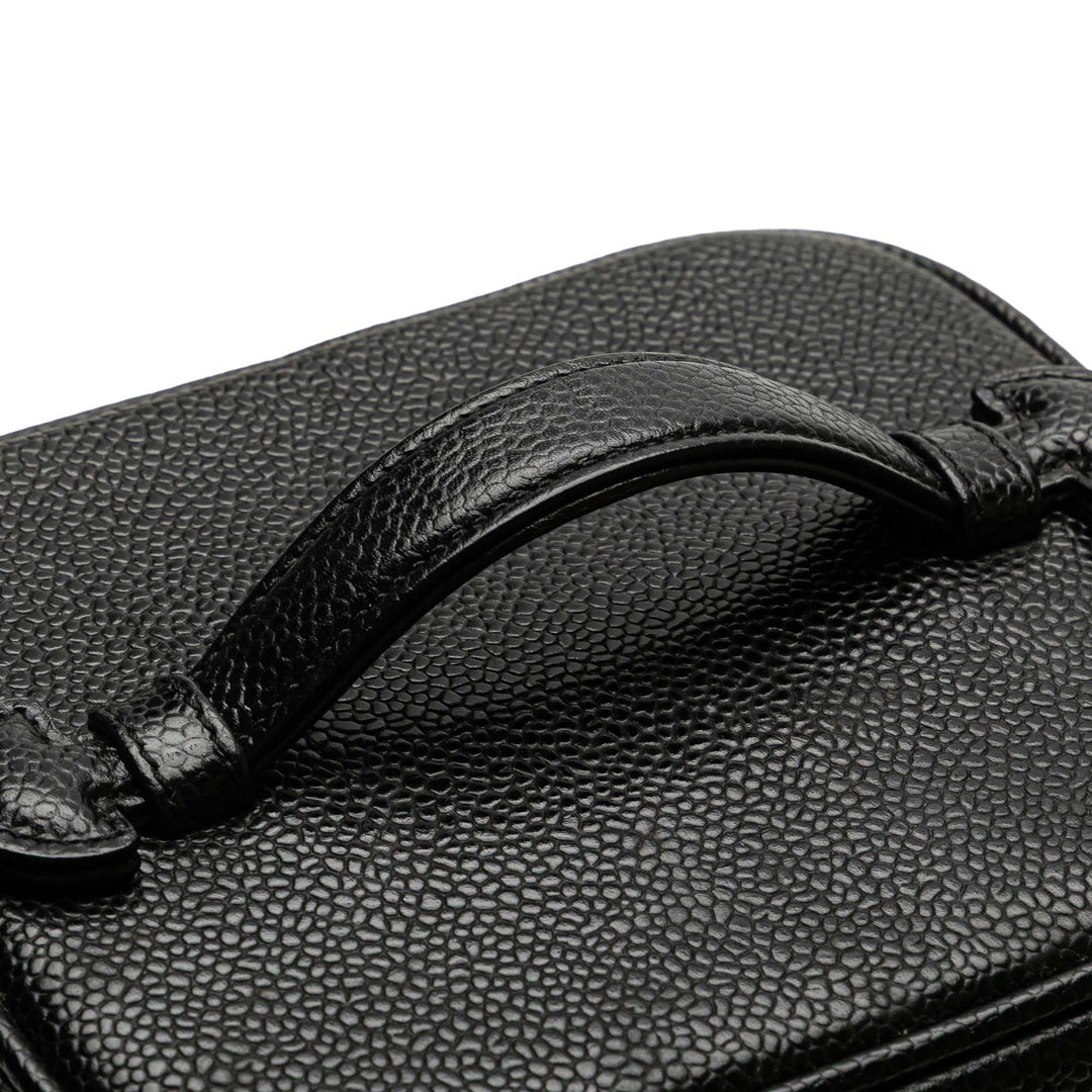 Chanel CC Caviar Vanity Bag Noir – GABY PARIS Authentique