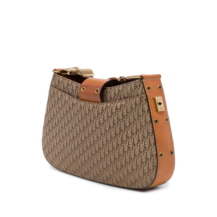 Dior Sac porté épaule Diorissimo Trotter Street Chic Columbus Beige – vue 2 – GABY PARIS