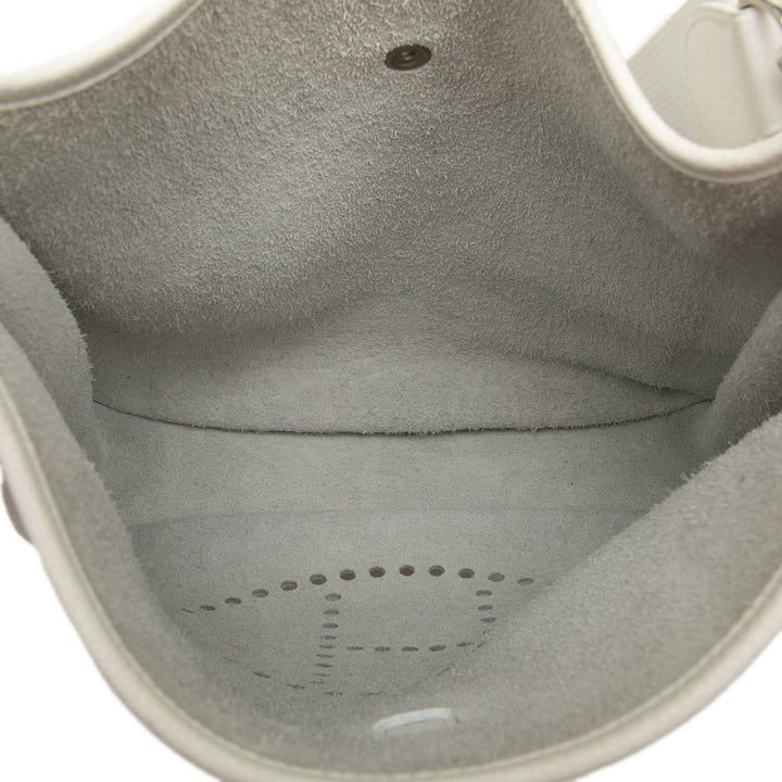 Hermès Sac bandoulière Evelyne I Clémence GM Blanc – vue 4 – GABY PARIS