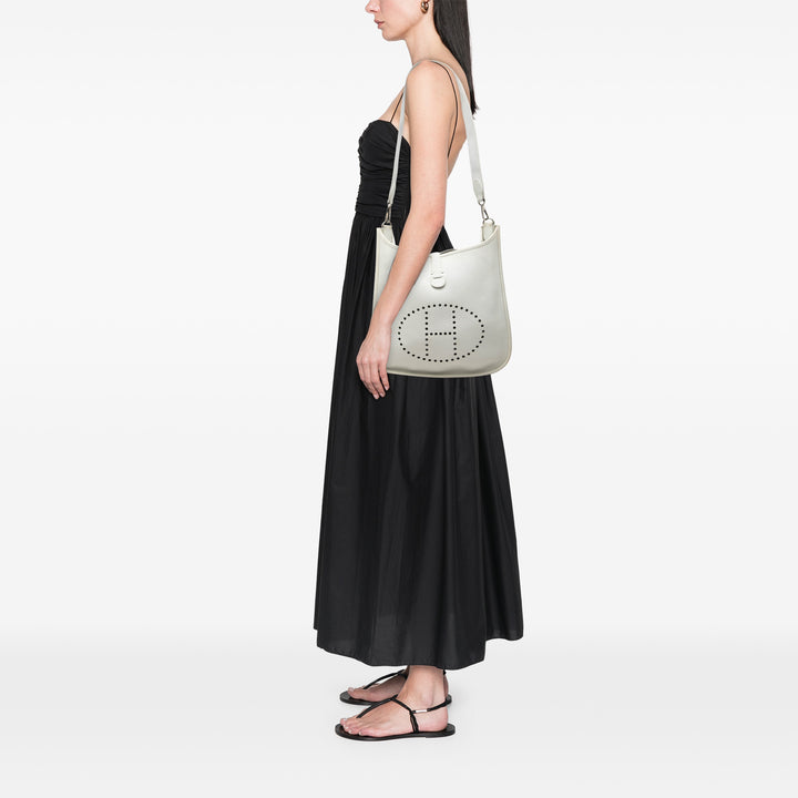 Hermès Sac bandoulière Evelyne I Clémence GM Blanc – vue 6 – GABY PARIS