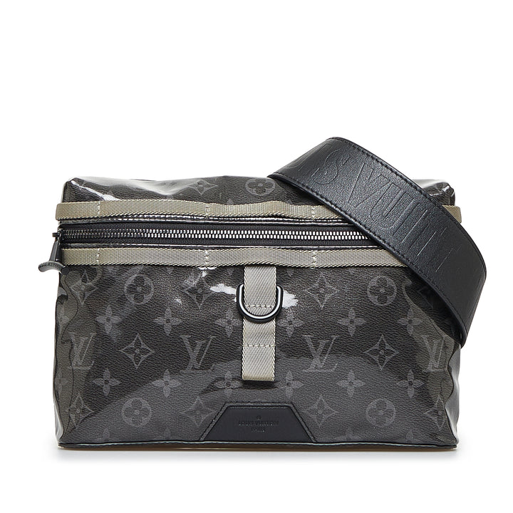 Monogram Eclipse Glaze Messenger Brown - Gaby Paris