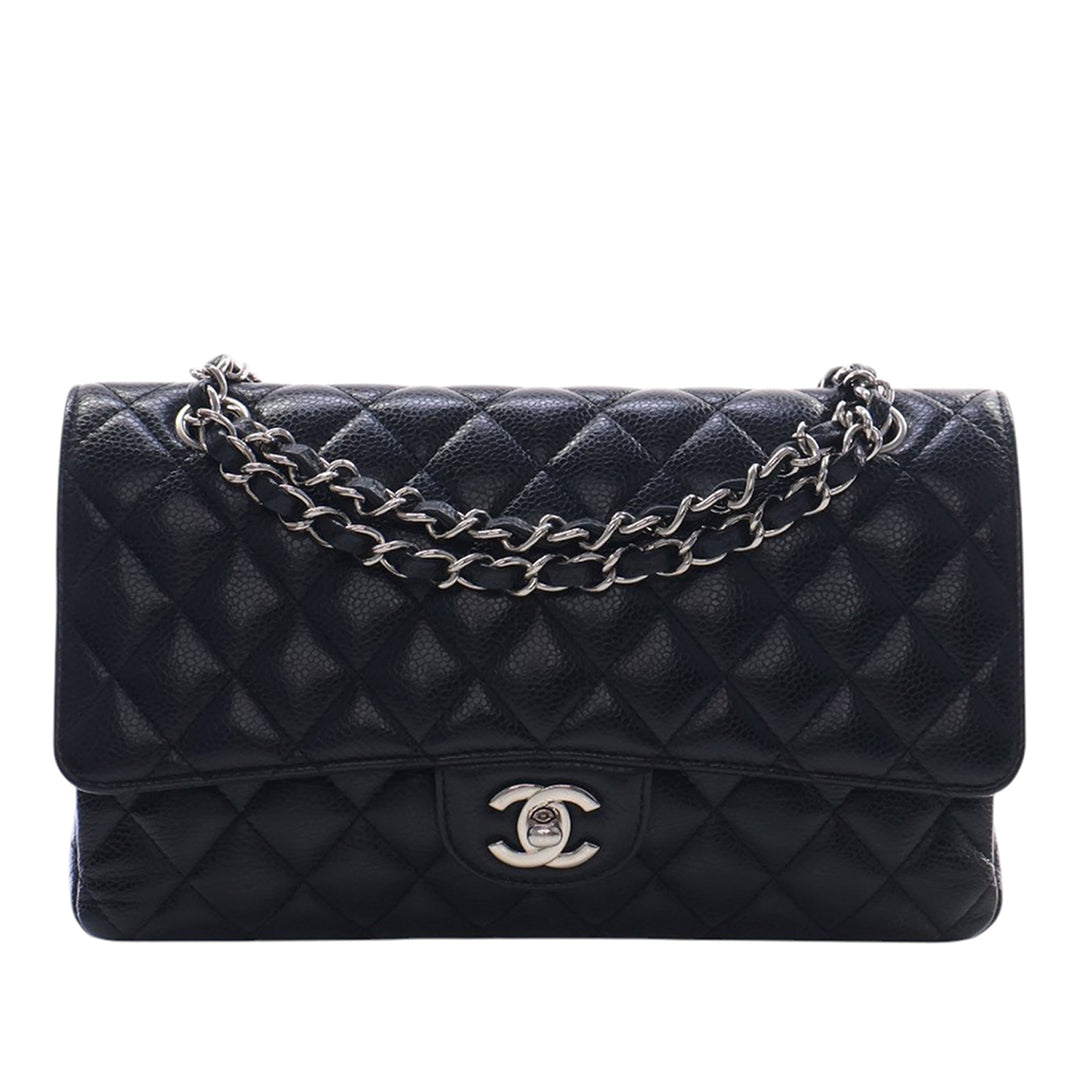 Chanel Medium Classic Caviar Double rabat
