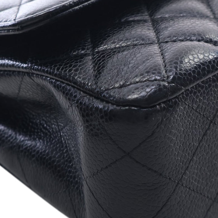 Chanel Medium Classic Caviar Double rabat