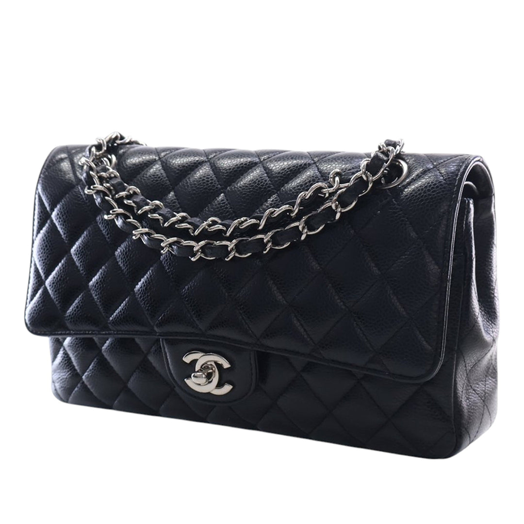 Chanel Medium Classic Caviar Double rabat