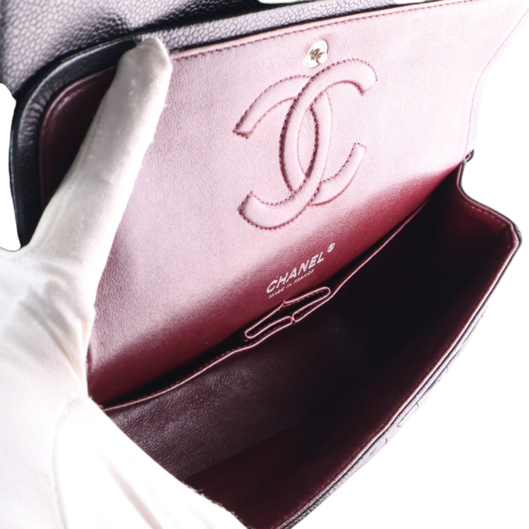 Chanel Medium Classic Caviar Double rabat
