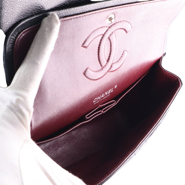 Chanel Medium Classic Caviar Double rabat