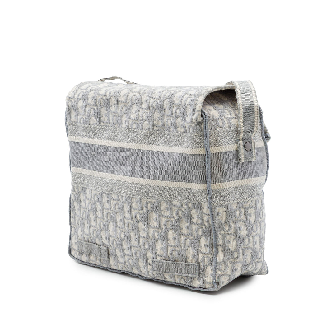 Dior Sac bandoulière Diorcamp Oblique Moyen Gris – vue 2 – GABY PARIS