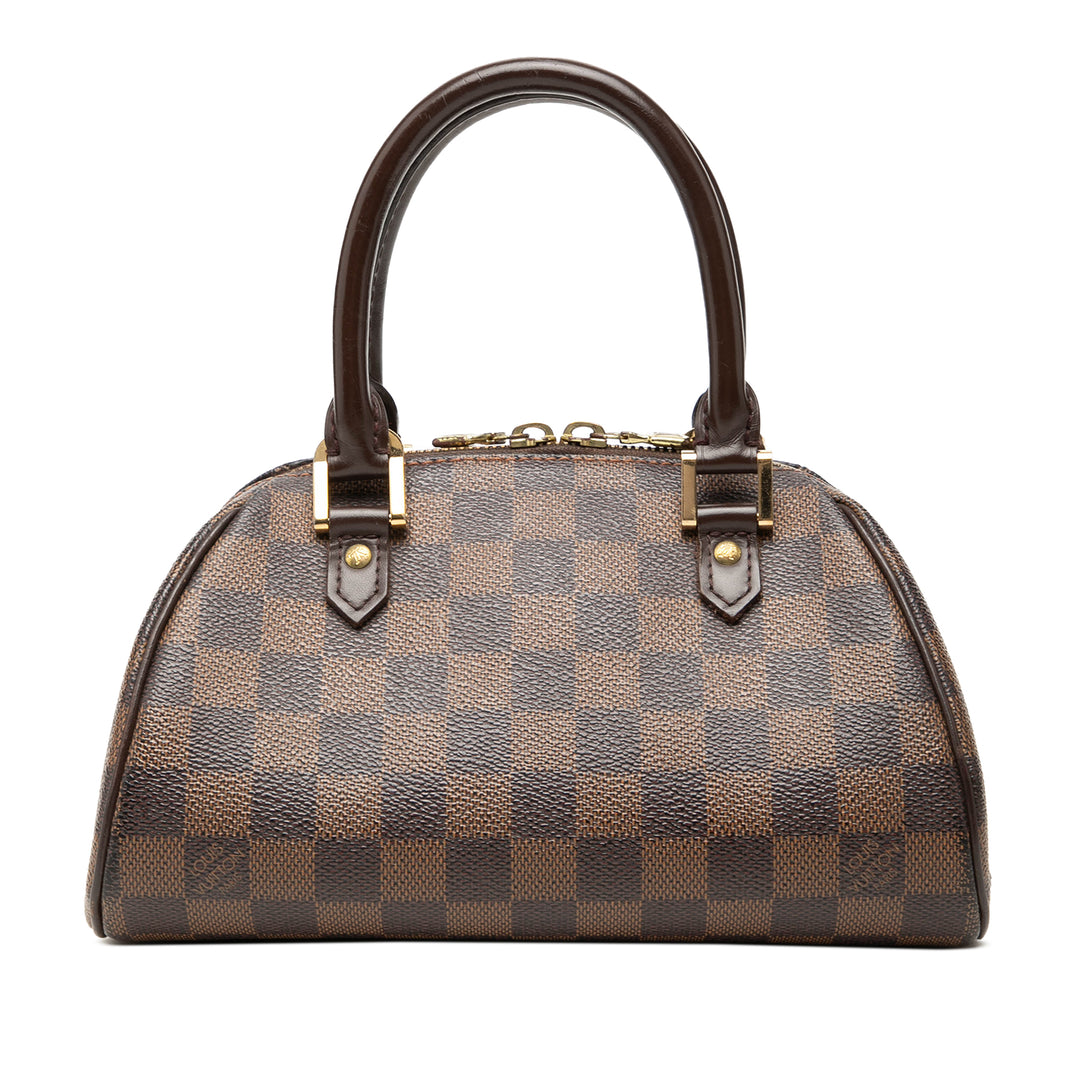 Ribera Mini Damier Ébène Marron