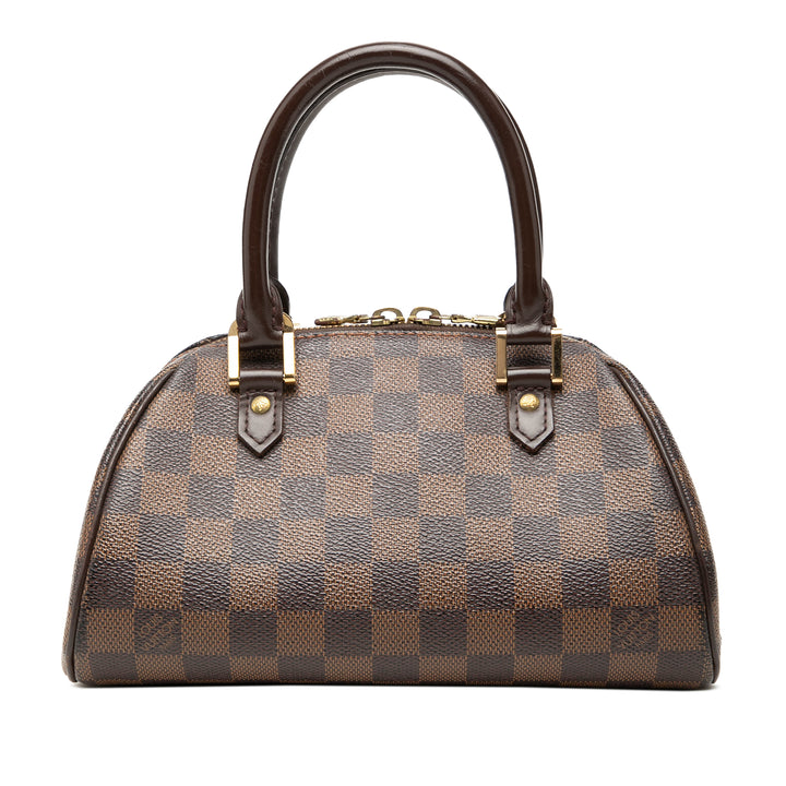Ribera Mini Damier Ébène Marron