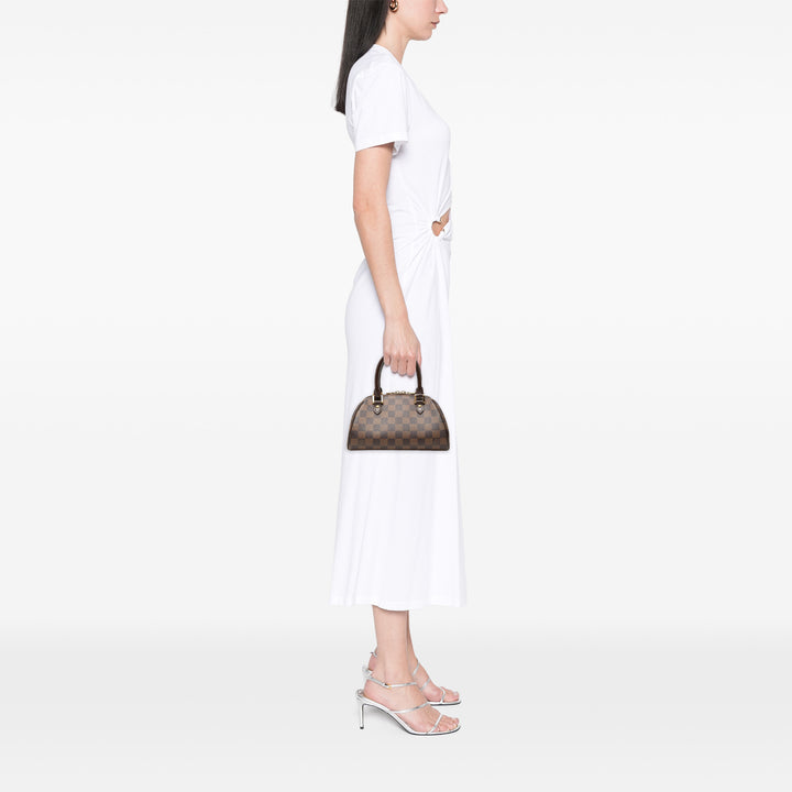 Ribera Mini Damier Ébène Marron