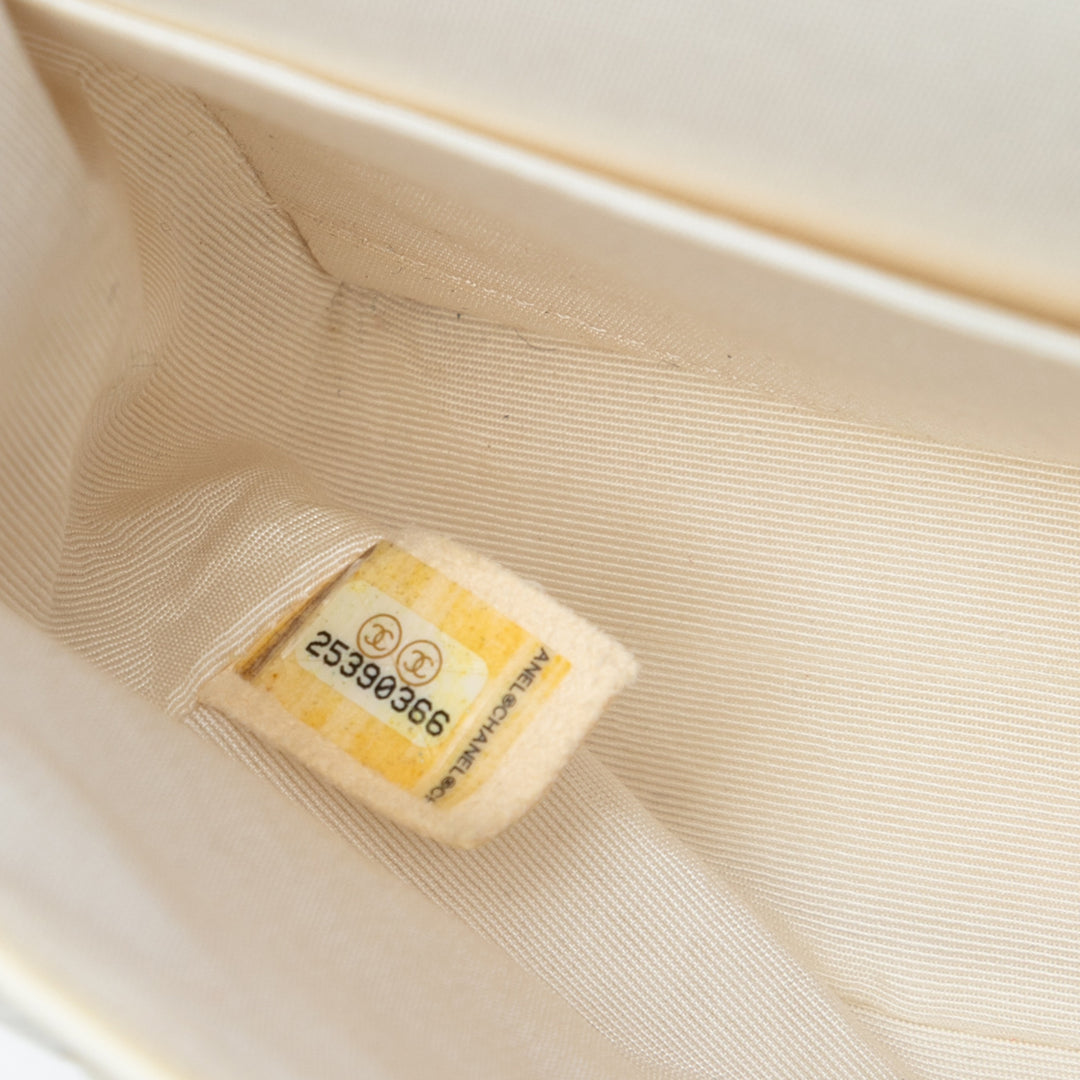 Chanel Medium Classic Printed Jean Double rabat