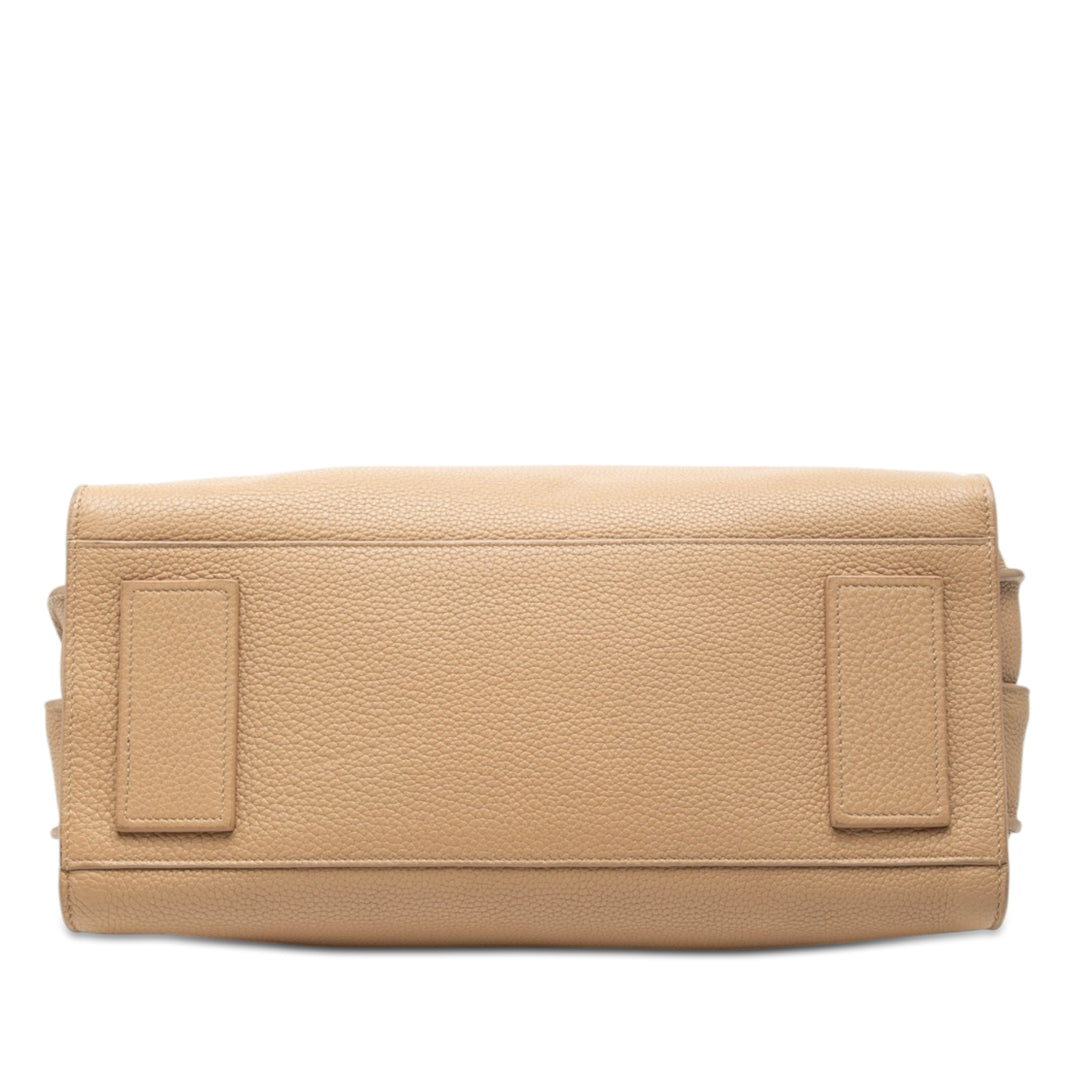 Saint Laurent Small Cuir de veau grainé Supple Sac De Jour Sac