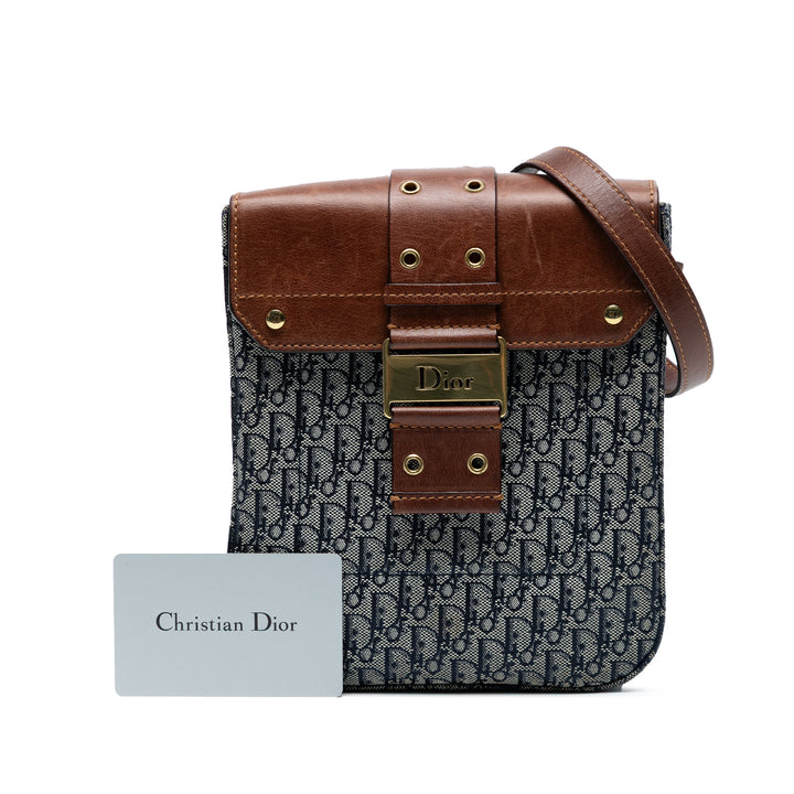 Dior Diorissimo Trotter Toile Street Chic Sac porté croisé Bleu – GABY PARIS Authentique