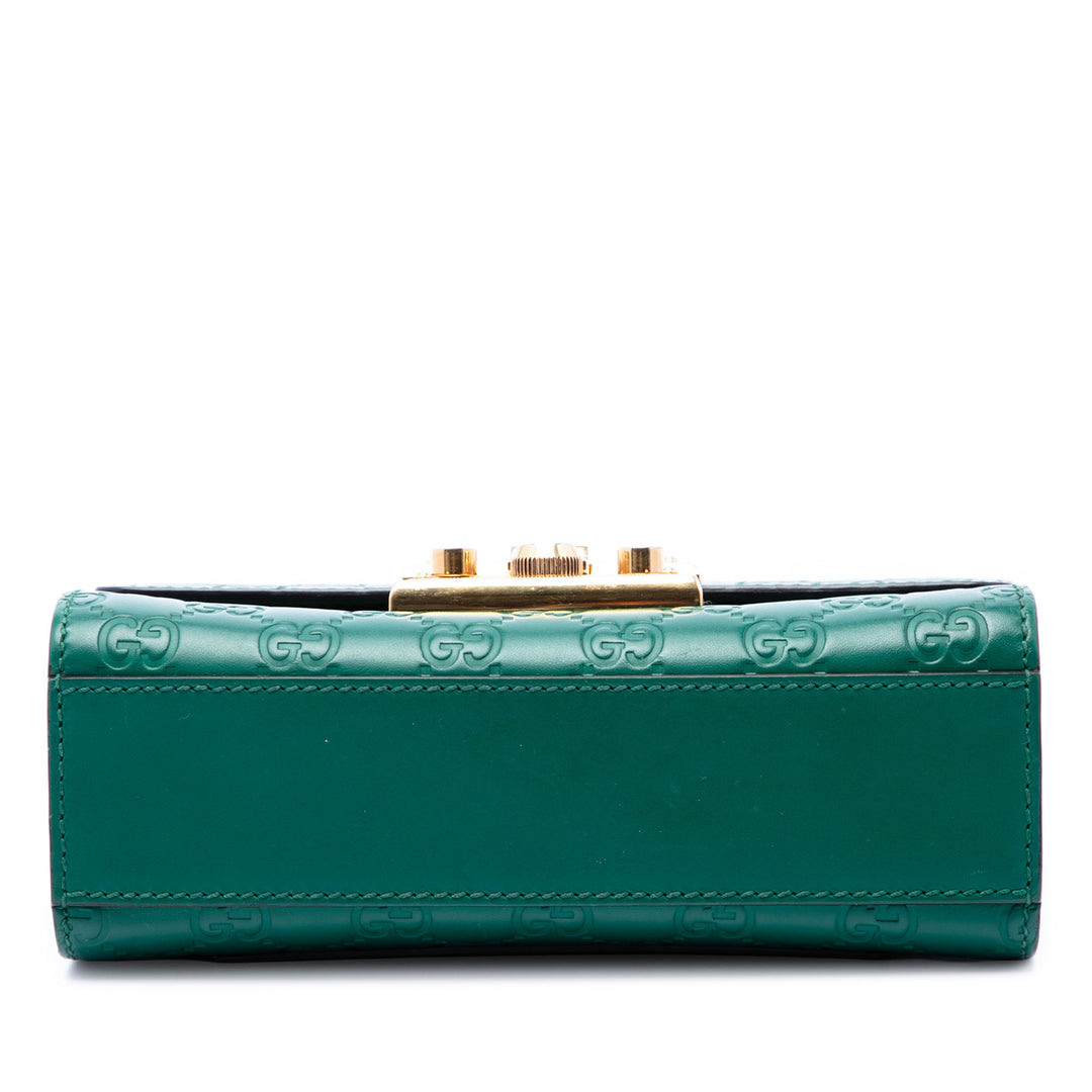 Gucci Guccissima Padlock Sac Petit Cuir