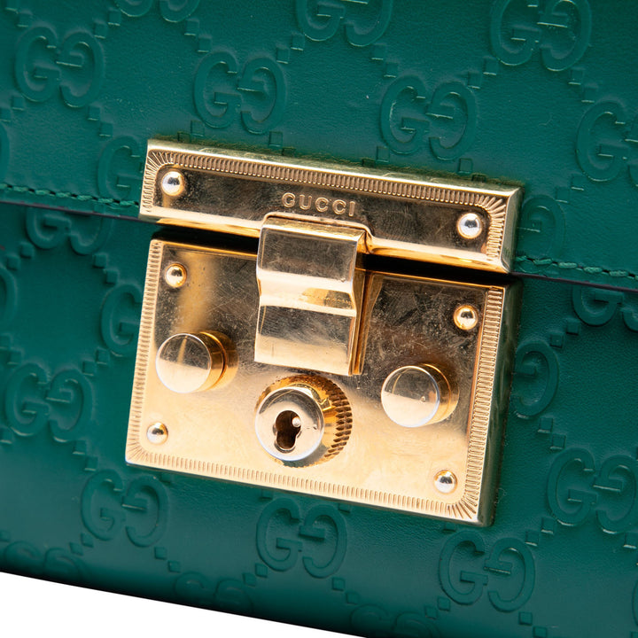 Gucci Guccissima Padlock Sac Petit Cuir