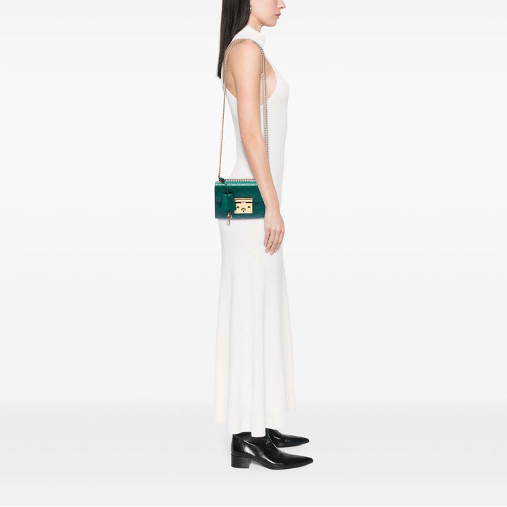 Gucci Guccissima Padlock Sac Petit Cuir