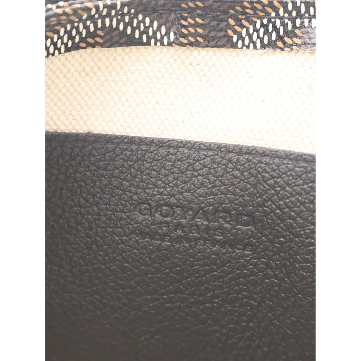 Goyard Plumet Poche Portefeuille Goyardine Noir – vue 5 – GABY PARIS