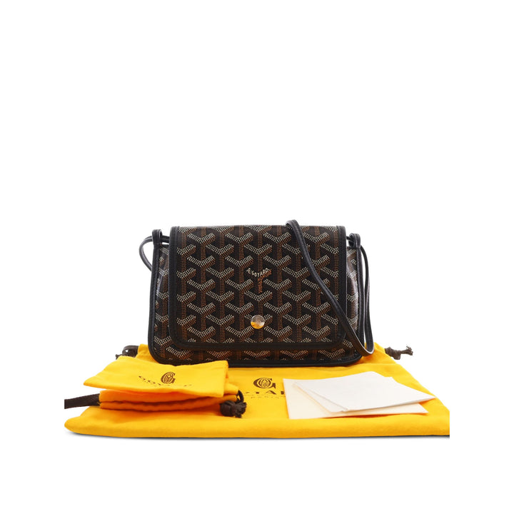 Goyard Plumet Poche Portefeuille Goyardine Noir – vue 6 – GABY PARIS
