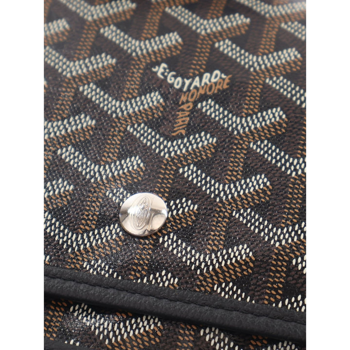 Goyard Plumet Poche Portefeuille Goyardine Noir – vue 8 – GABY PARIS