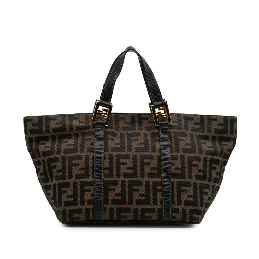 Zucca Canvas Tote Brown - Gaby Paris