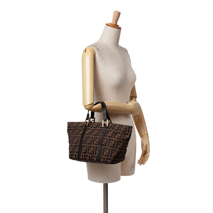 Zucca Canvas Tote Brown - Gaby Paris