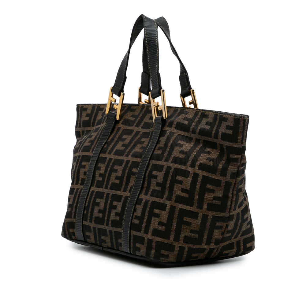 Zucca Canvas Tote Brown - Gaby Paris
