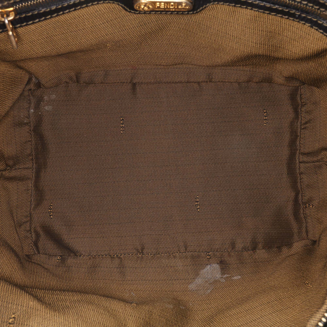 Zucca Canvas Tote Brown - Gaby Paris