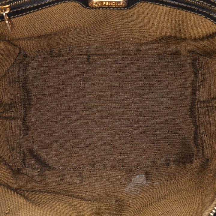Zucca Canvas Tote Brown - Gaby Paris