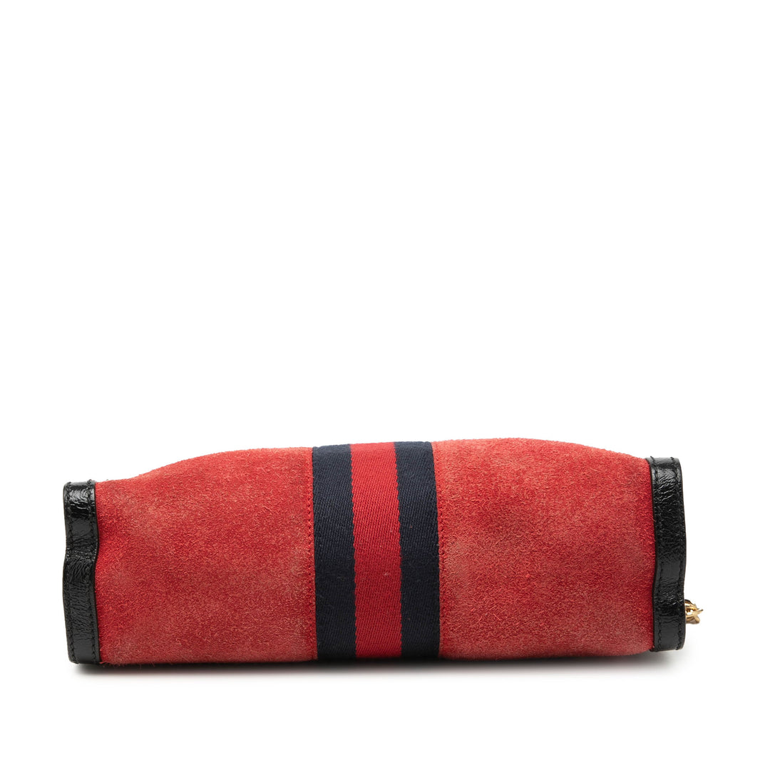 Gucci Small Daim Web Ophidia Chain Sac porté croisé