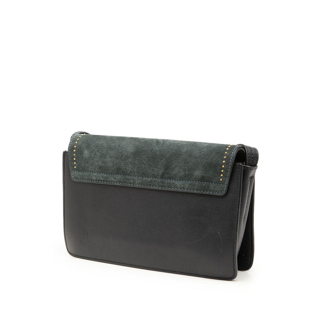 Chloé Small clouté Daim et Cuir de veau Faye Sac porté croisé