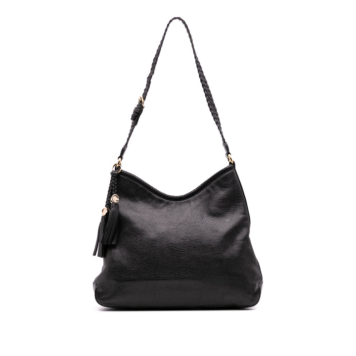 Gucci Medium Cuir Marrakech Sac bandoulière Noir