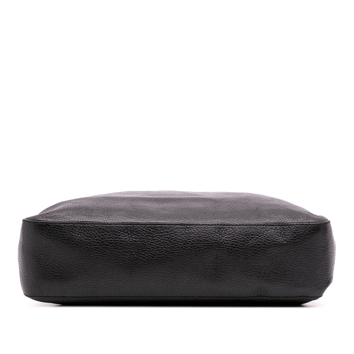 Gucci Medium Cuir Marrakech Sac bandoulière Noir