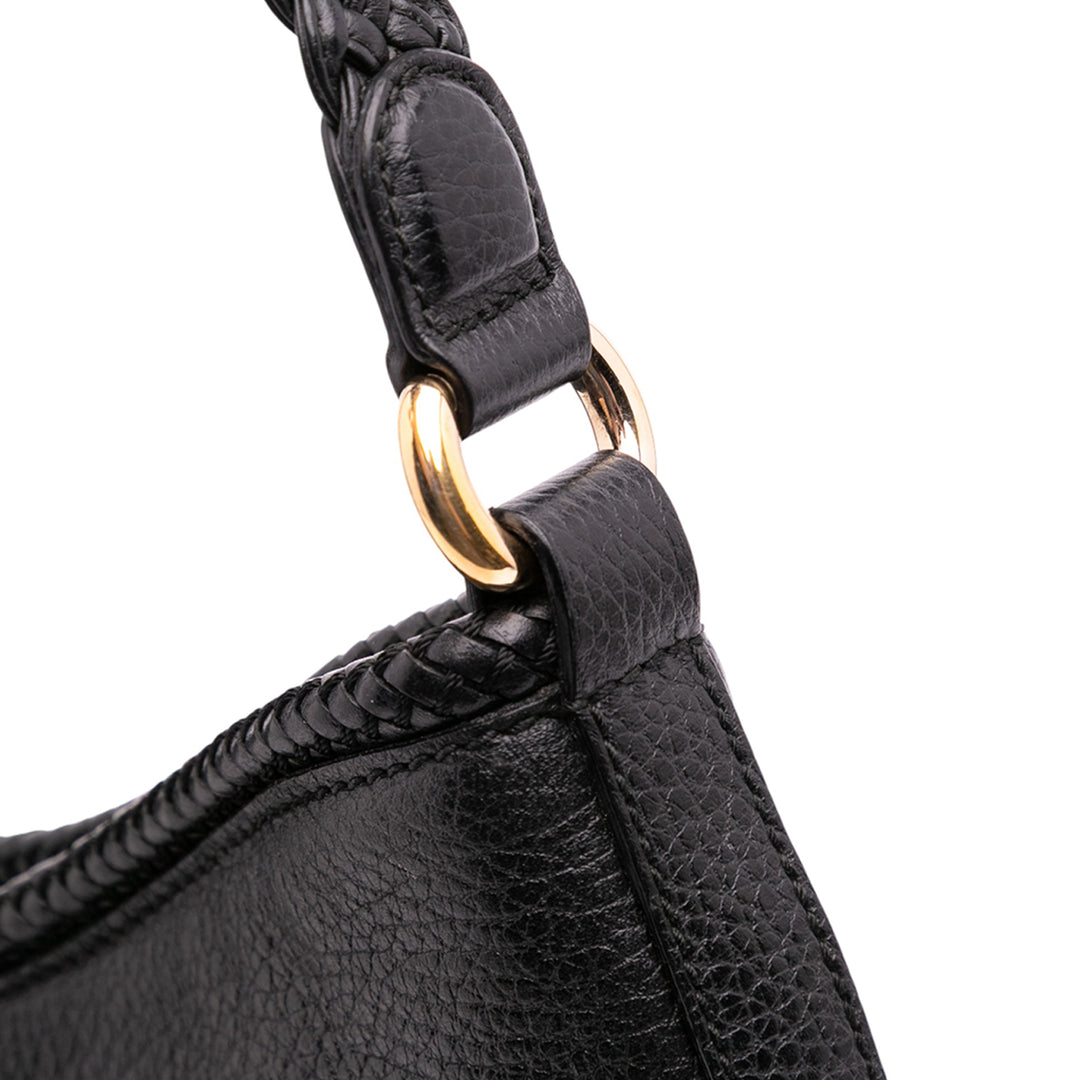 Gucci Medium Cuir Marrakech Sac bandoulière Noir