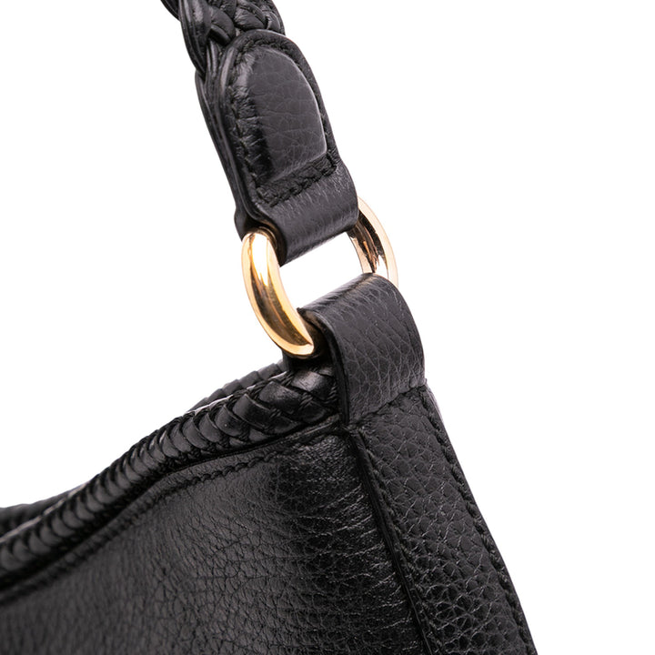 Gucci Medium Cuir Marrakech Sac bandoulière Noir