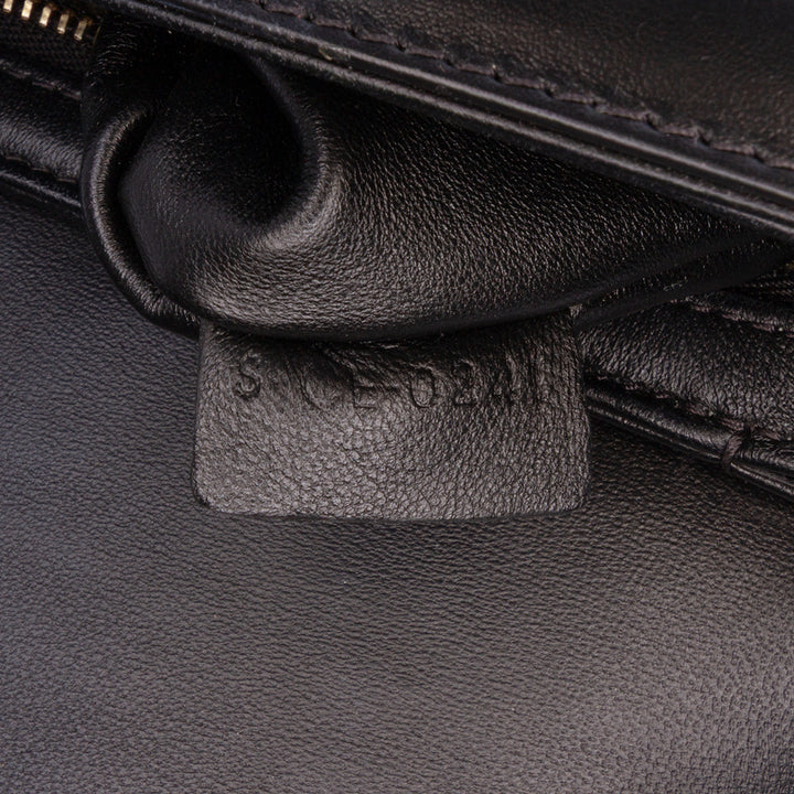 Celine Teen Embroidered Toile and Cuir de veau Triomphe Sac porté croisé Marron – GABY PARIS Authentique