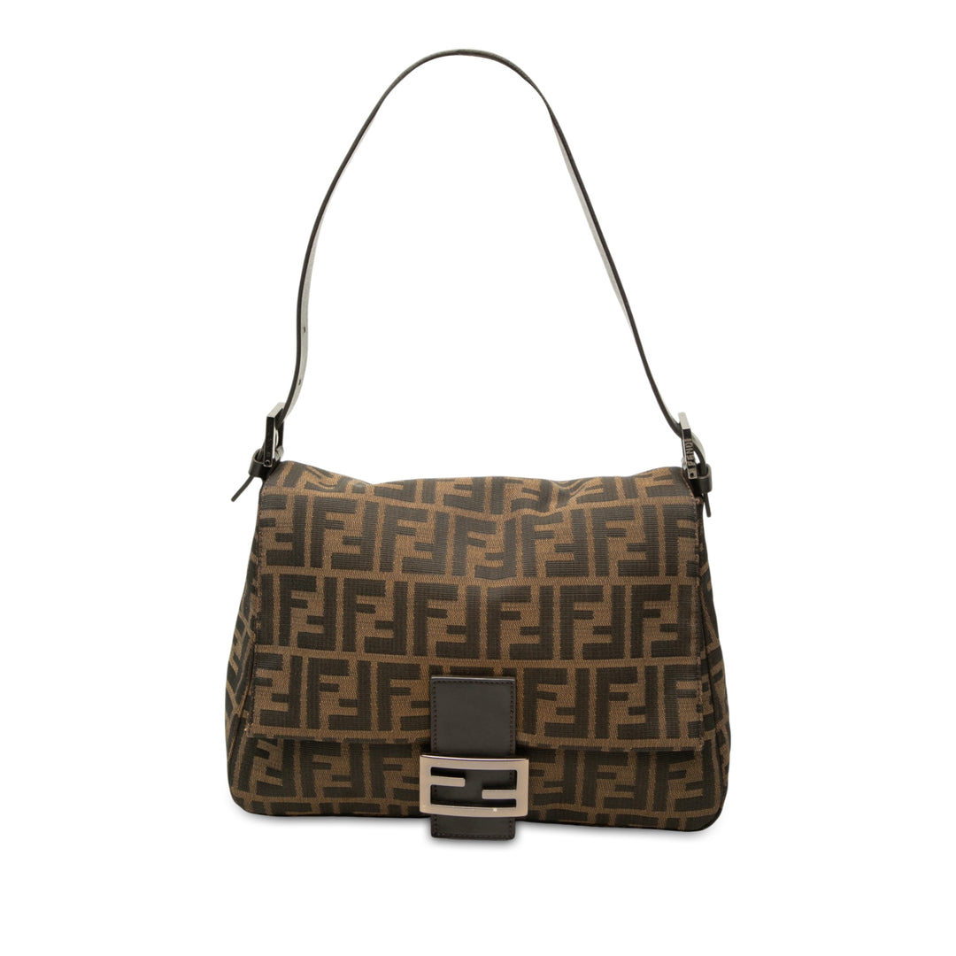 Fendi Sac porté épaule Zucca Mamma Forever Marron – vue principale – GABY PARIS