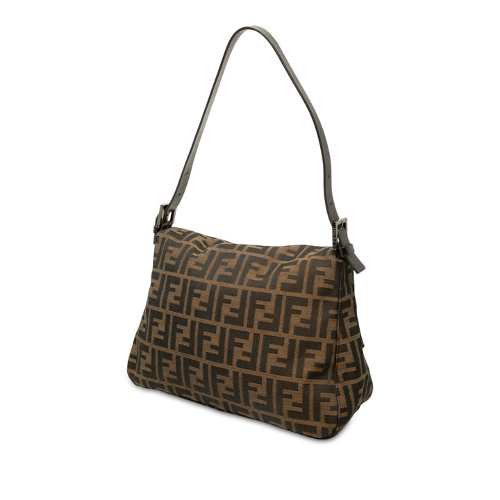Fendi Sac porté épaule Zucca Mamma Forever Marron – vue 2 – GABY PARIS